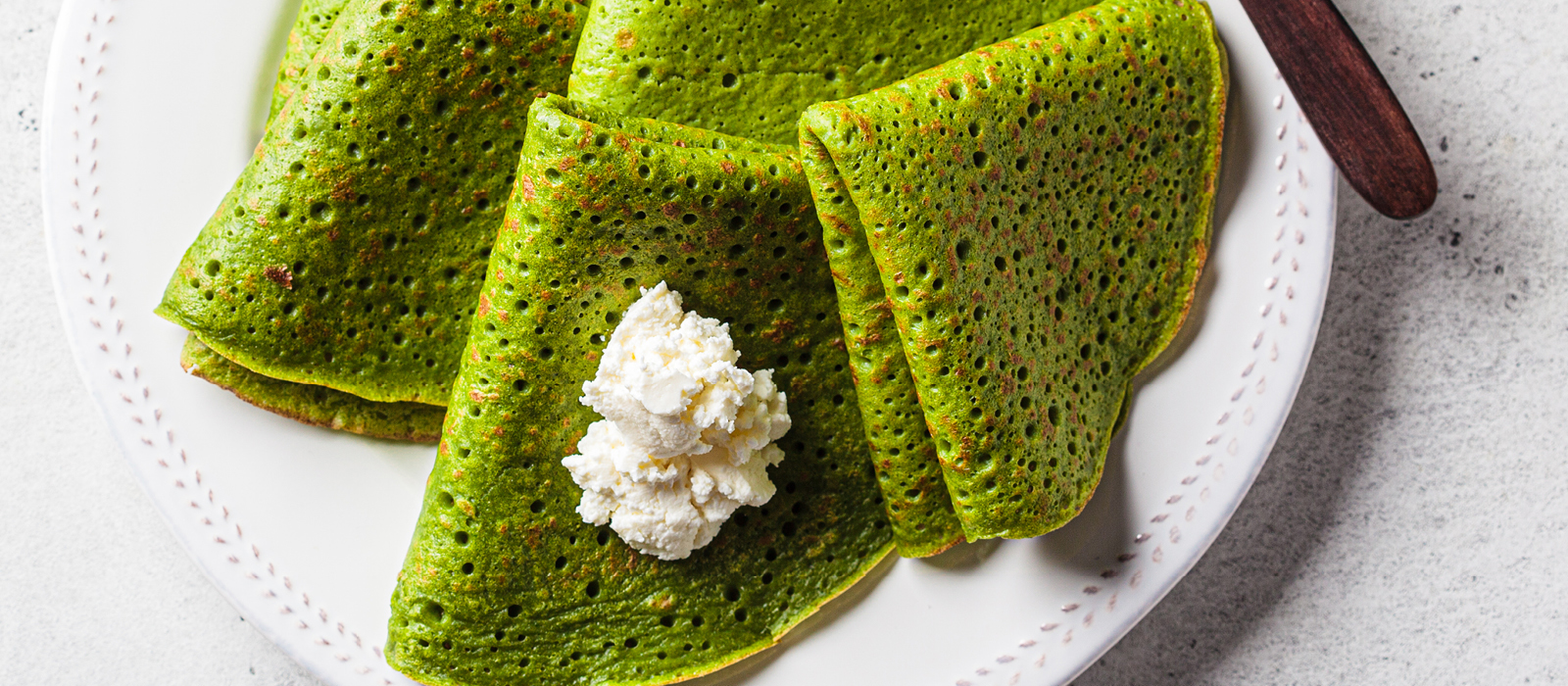 Ricette con il tè: Crespelle al Matcha