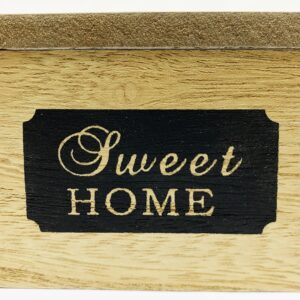 scatola di legno - sweet home