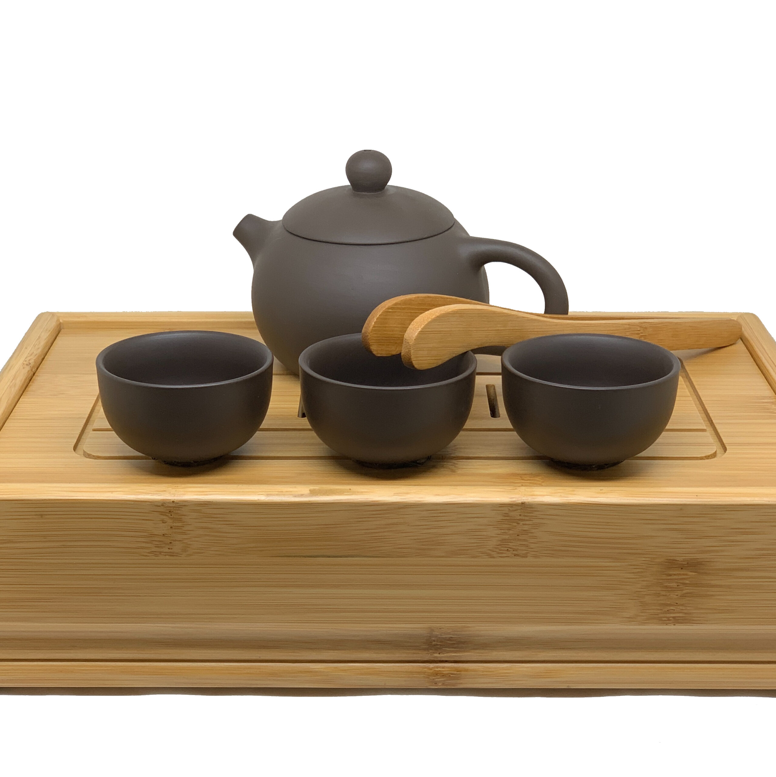 Jeffergarden Set da tè Sottobicchieri di Tazza Accessori per Il tè di Kung Fu Accessori per Il tè di bambù Rotondo Accessori per Il tè Set di 6 